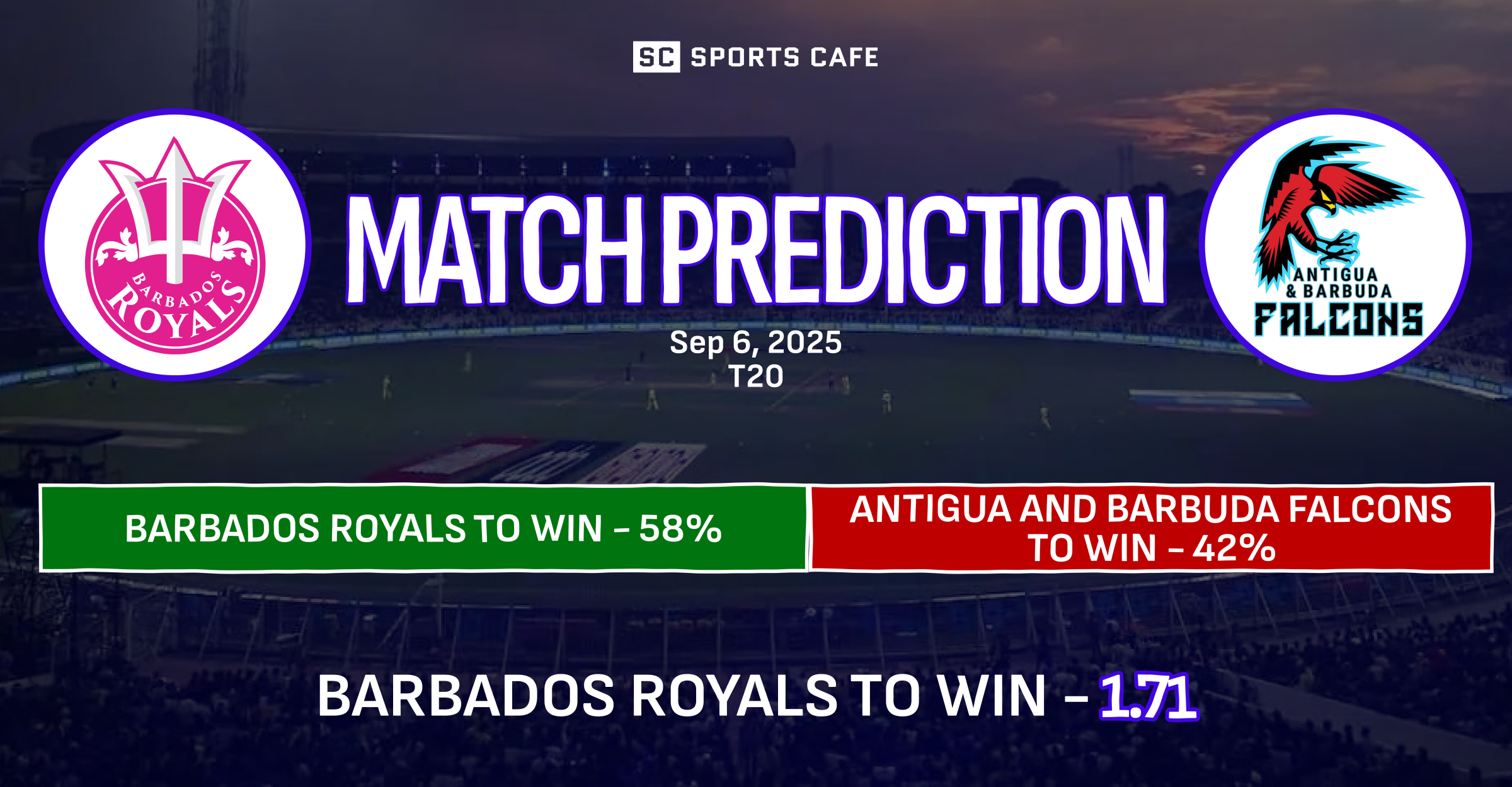 Barbados Royals vs Antigua and Barbuda Falcons